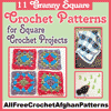 11 Granny Square Crochet Patterns for Square Crochet Projects eBook