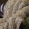Cozy Crochet Cable Throw