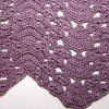 Fans and Pansies Ripple Afghan