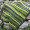 Grassy Stripes Baby Blanket