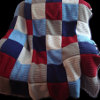 Patriotic Color Block Afghan