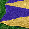 Petunia Arrows Afghan