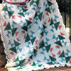 Puzzled Triangles Afghan