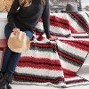 Textured Stripes Throw