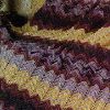 Blue Rose Ripple Afghan