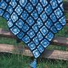 Blue Squares Afghan