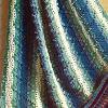 Hairpin Lace and Popcorn Afghan