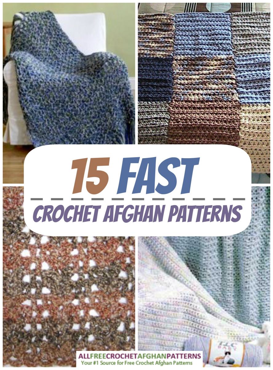 15 Fast Crochet Afghan Patterns