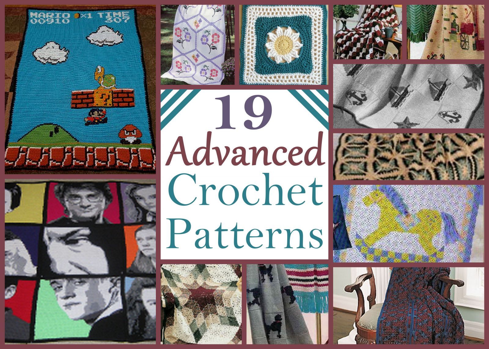 19 Advanced Crochet Patterns AllFreeCrochetAfghanPatterns.com