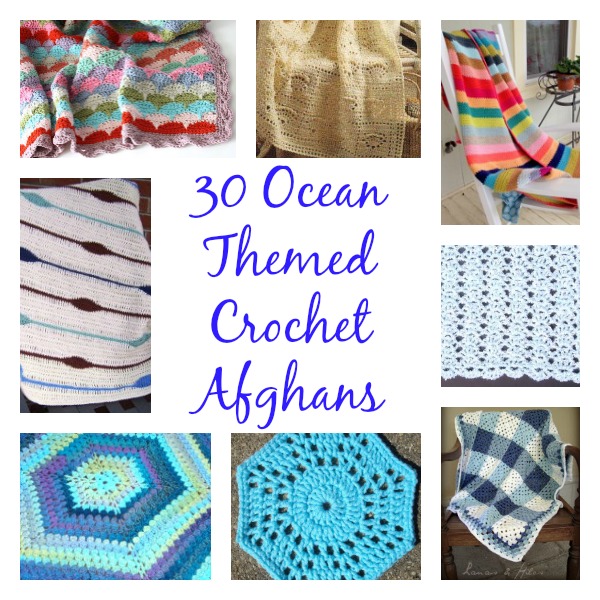 Soak Up The Sun: 30 Ocean Themed Crochet Afghans 
