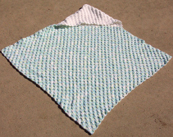 Hooded Baby Blanket AllFreeCrochetAfghanPatterns.com