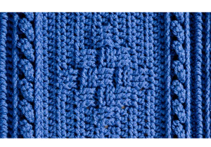 Blueberry Mornings Basket Weave Crochet Afghan & Pillow ...