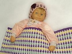 Easy Woven Look Baby Blanket