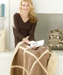 Faux Shearling Throw