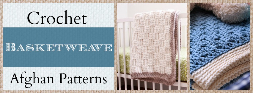 free pattern knitted basket weave baby blanket