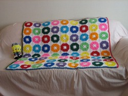 Multi-Colored Gem Afghan