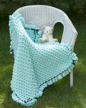 Princess Crocodile Stitch Baby Blanket