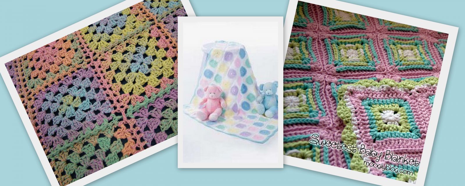 9 Pastel Colored Patterns for Crochet Baby Blankets eBook