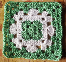 Christmas Snowflake Crochet Granny Square
