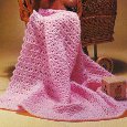 Pink Petals Baby Afghan